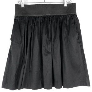 INC International Concepts Black Short Skirt Size 10 Elastic Waist Stretchy LKNU